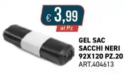 PGS Cash&Carry Gel sac sacchi neri 92x120 pz.20 offerta