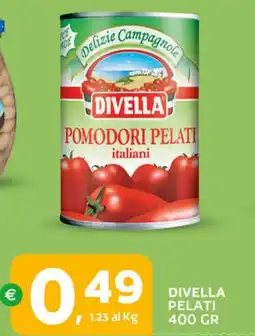 Extra Supermercati Divella pelati offerta