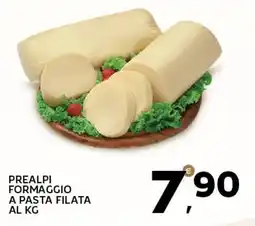 Extra Supermercati Prealpi formaggio a pasta filata offerta
