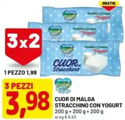 DPiù Cuor di malga stracchino con yogurt offerta