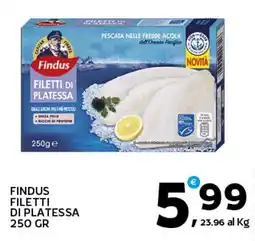 Extra Supermercati Findus filetti di platessa offerta