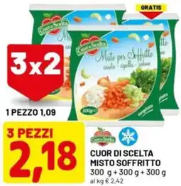DPiù Cuor di scelta misto soffritto offerta