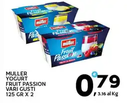 Extra Supermercati Muller yogurt fruit passion offerta