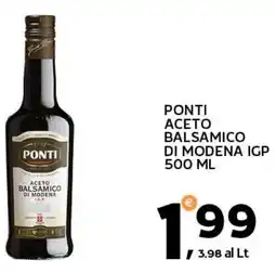 Extra Supermercati Ponti aceto balsamico di modena IGP offerta