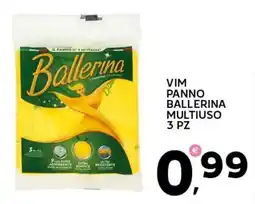 Extra Supermercati Vim panno ballerina multiuso 3 pz offerta