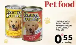 Extra Supermercati Gran bontà bocconcini manzo/pollo e tacchino offerta