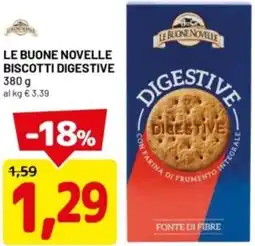 DPiù Le buone novelle biscotti digestive offerta