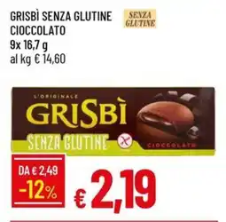 Galassia Grisbì senza glutine cioccolato offerta