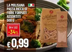 Galassia La molisana pasta ricca di fibre offerta