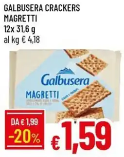 Galassia Galbusera crackers magretti offerta