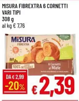 Galassia Misura fibrextra 6 cornetti offerta