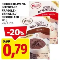 DPiù Fiocchi di avena integrale fragole - vaniglia / cioccolato offerta