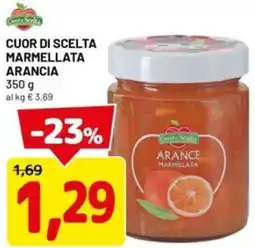DPiù Cuor di scelta marmellata arancia offerta