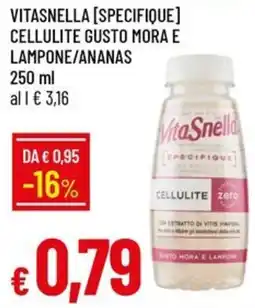 Galassia Vitasnella [specifique] cellulite gusto mora e lampone/ananas offerta