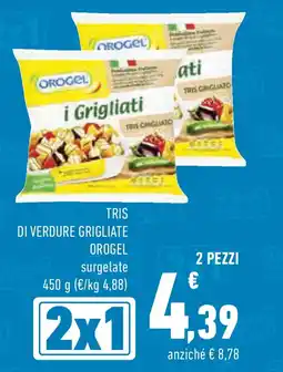 Conad Tris di verdure grigliate OROGEL offerta