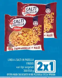 Conad Linea 4 salti in padella FINDUS offerta
