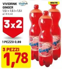 DPiù Vividrink ginger offerta