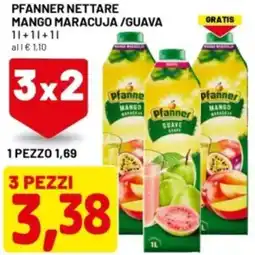 DPiù Pfanner nettare mango maracuja/guava offerta