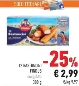 Conad 12 bastoncini FINDUS offerta