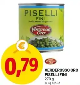 DPiù Verderosso oro piselli fini offerta