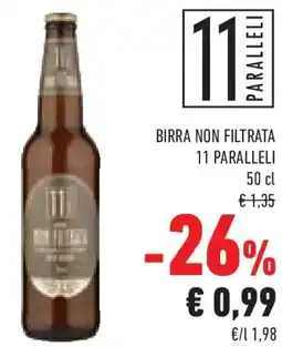Conad Birra non filtrata 11 PARALLELI offerta