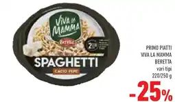 Conad Primo piatti viva la mamma BERETTA offerta