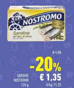 Conad Sardine NOSTROMO offerta