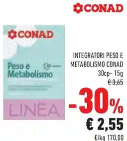 Conad Integratori peso e metabolismo CONAD offerta