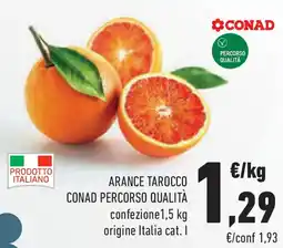 Conad Arance tarocco CONAD PERCORSO QUALITÀ offerta