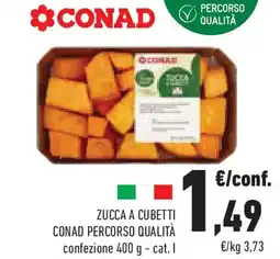 Conad Zucca a cubetti CONAD PERCORSO QUALITÀ offerta