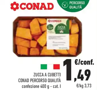 Conad Zucca a cubetti CONAD PERCORSO QUALITÀ offerta
