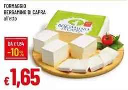 Galassia Formaggio bergamino di capra offerta