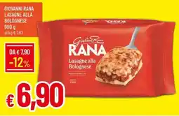 Galassia Giovanni rana lasagne alla bolognese offerta