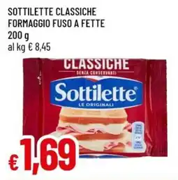Galassia Sottilette classiche formaggio fuso a fette offerta