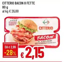 Galassia Citterio bacon 8 fette offerta