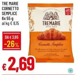 Galassia Tre marie cornetto semplice offerta
