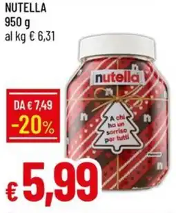 Galassia Nutella offerta