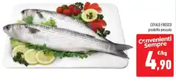 Conad Cefalo fresco prodotto pescato offerta