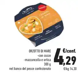 Conad Orzotto di mare con cozze e mazzancolla e ortica offerta