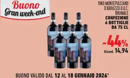 Conad Vino montepulciano d'abruzzo d.o.c. brumale offerta