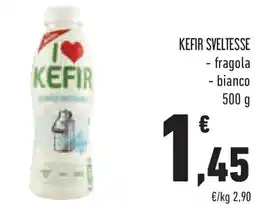 Conad Kefir sveltesse fragola e bianco offerta