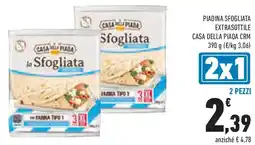 Conad Superstore Piadina sfogliata extrasottile CASA DELLA PIADA CRM offerta