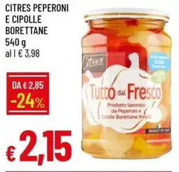 Galassia Citres peperoni e cipolle borettane offerta
