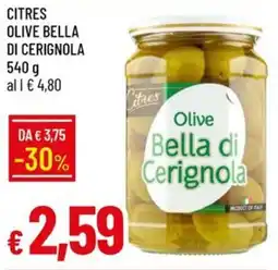 Galassia Citres olive bella di cerignola offerta