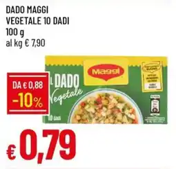 Galassia Dado maggi vegetale 10 dadi offerta