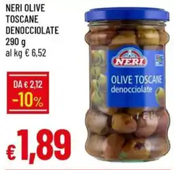 Galassia Neri olive toscane denocciolate offerta