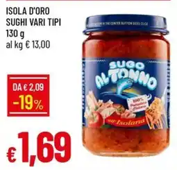 Galassia Isola d'oro sughi offerta