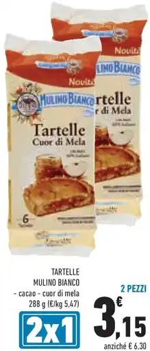 Conad Superstore Tartelle mulino bianco cacao e cuor di mela offerta