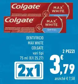 Conad Superstore Dentifricio max white COLGATE offerta