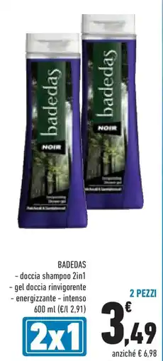 Conad Superstore BADEDAS doccia shampoo 2in1 offerta